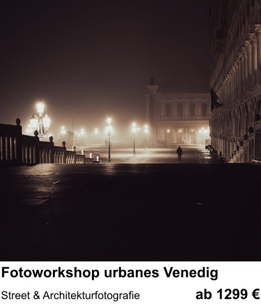 Naturnaher Foto-Workshop mit dem Thema Fotoworkshop urbanes Venedig: Street & Architekturfotografie
