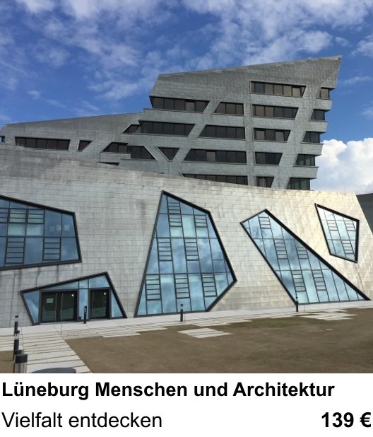 Naturnaher Foto-Workshop mit dem Thema Lüneburg Menschen und Architektur: Vielfalt entdecken