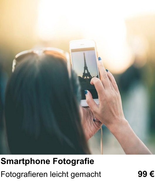 Im Fotoworkshop in Hamburg: Smartphone Fotografie