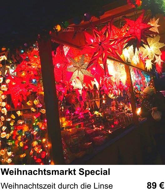 Im Fotoworkshop in Hamburg: Weihnachtsmarkt Special